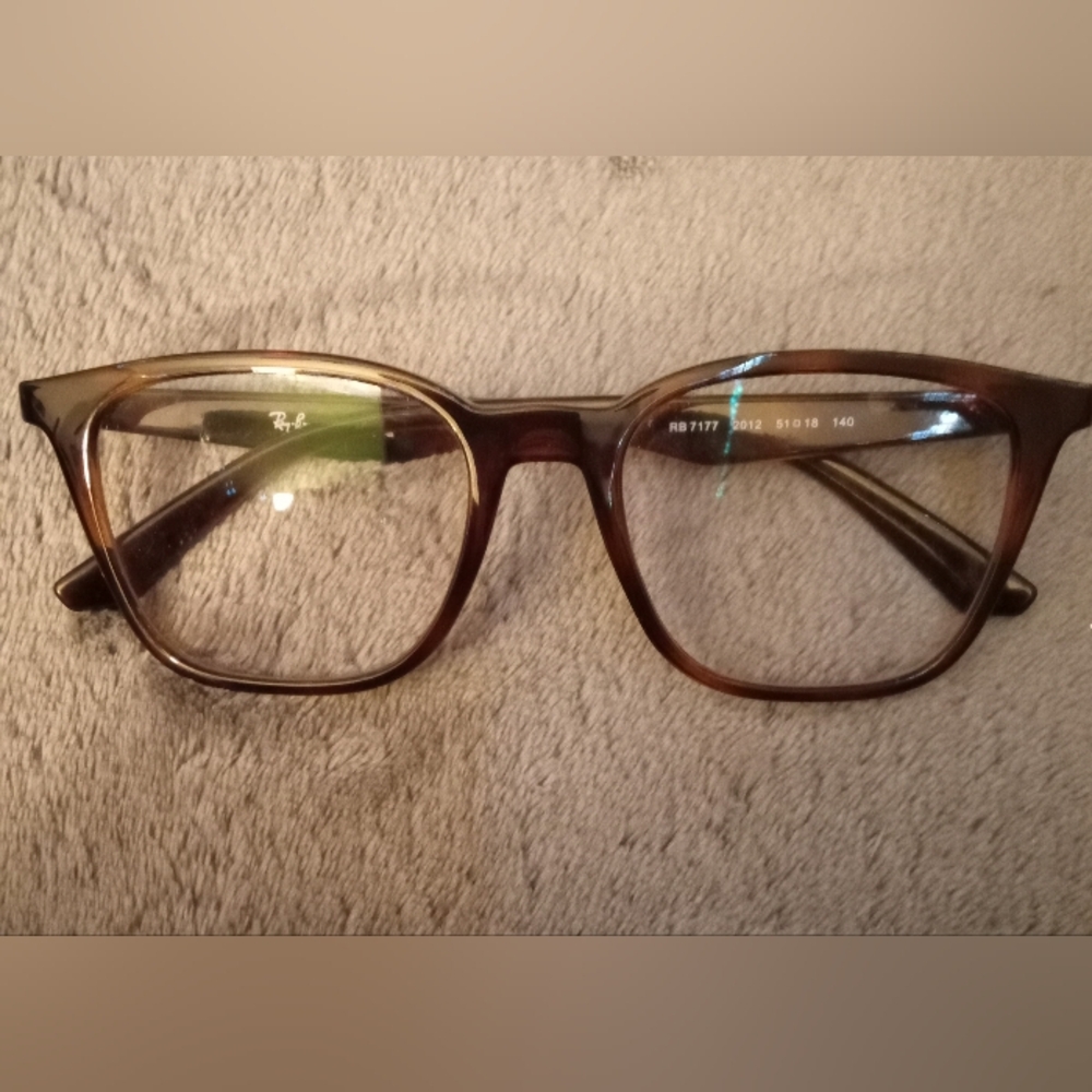 Ray-Ban RX 7177 5992 Light Havana Brown 51/18/140 Eyeglasses